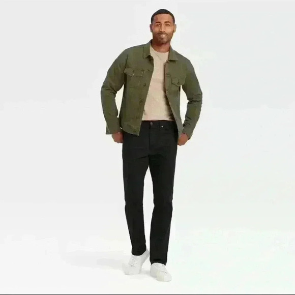 Men's Athletic Fit Jeans - Goodfellow & Co™Black 34x30 - Picture 1 of 7